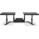 Allsop Metal Art ErgoTwin Height Adjustable Dual Monitor Stand