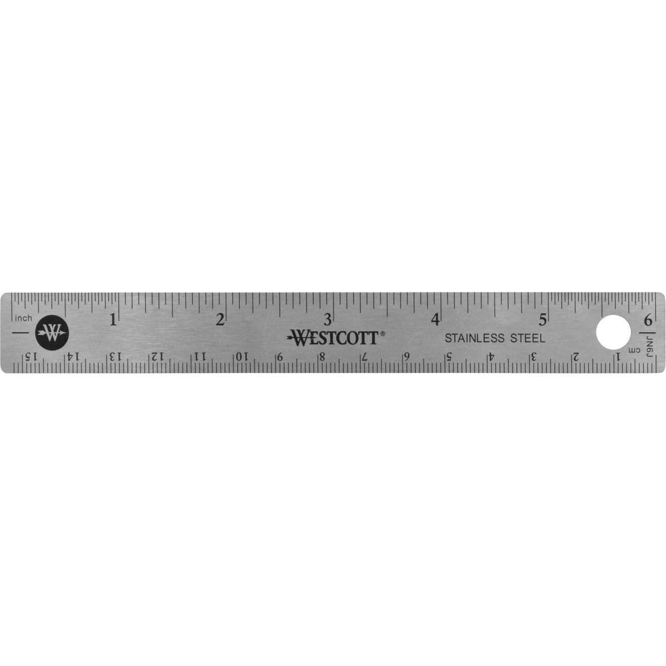 Westcott Ruler Stainless Steel 6