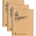Book Record Monthly Beige