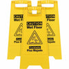 Genuine Joe Sign Wet Floor Eng/Spanish