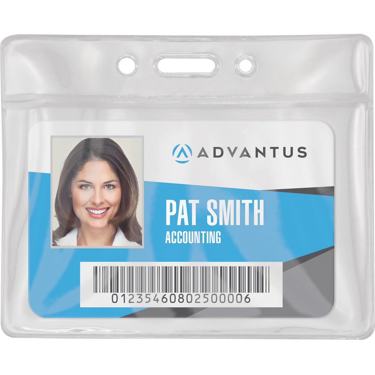Advantus Holder Badge Horiz 3.5X2.5