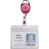 Advantus Reels Carabiner Id Neon