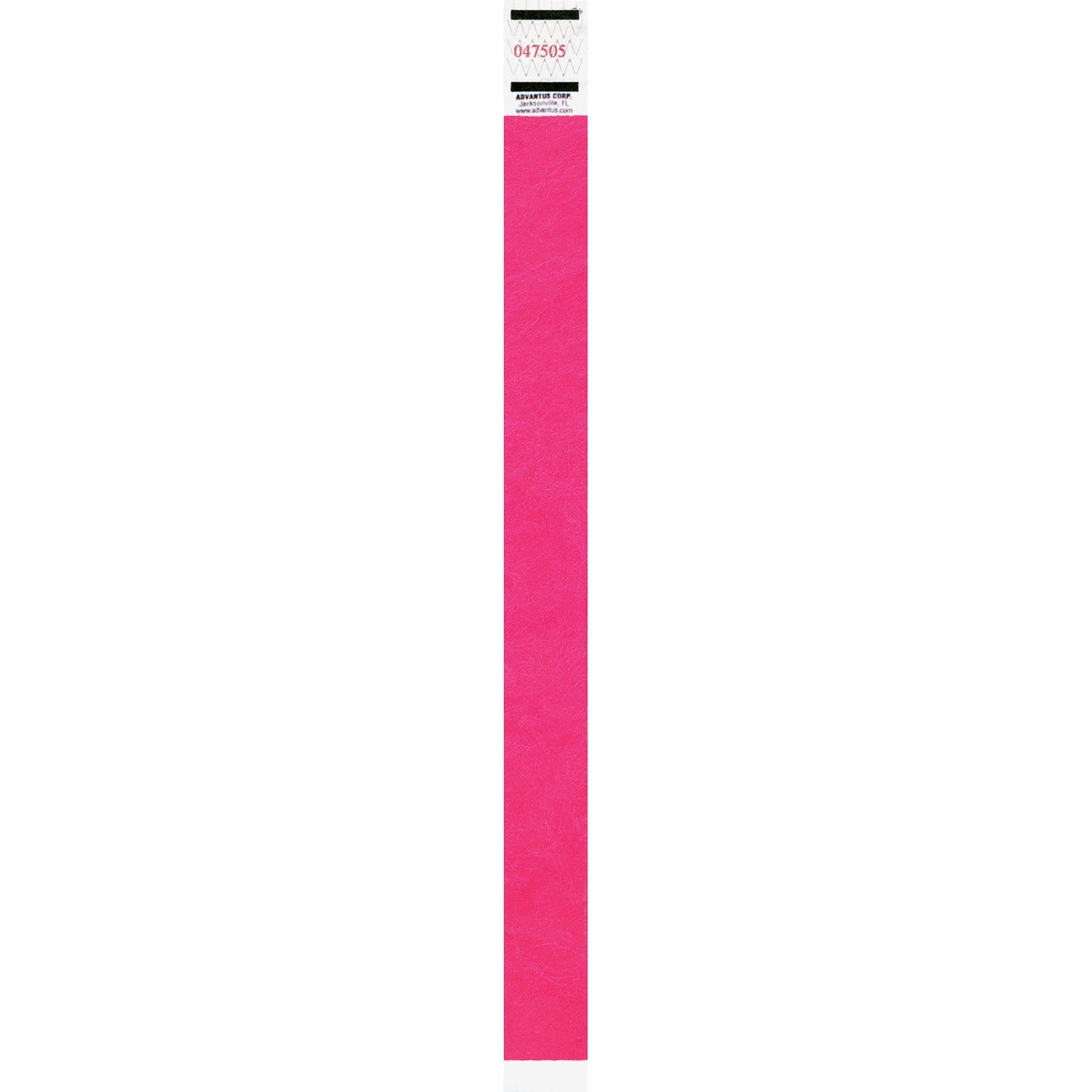 Advantus Wristbands Tyvek Neon Pnk
