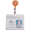 Advantus Reel Id Card Trnslucent 4Pk
