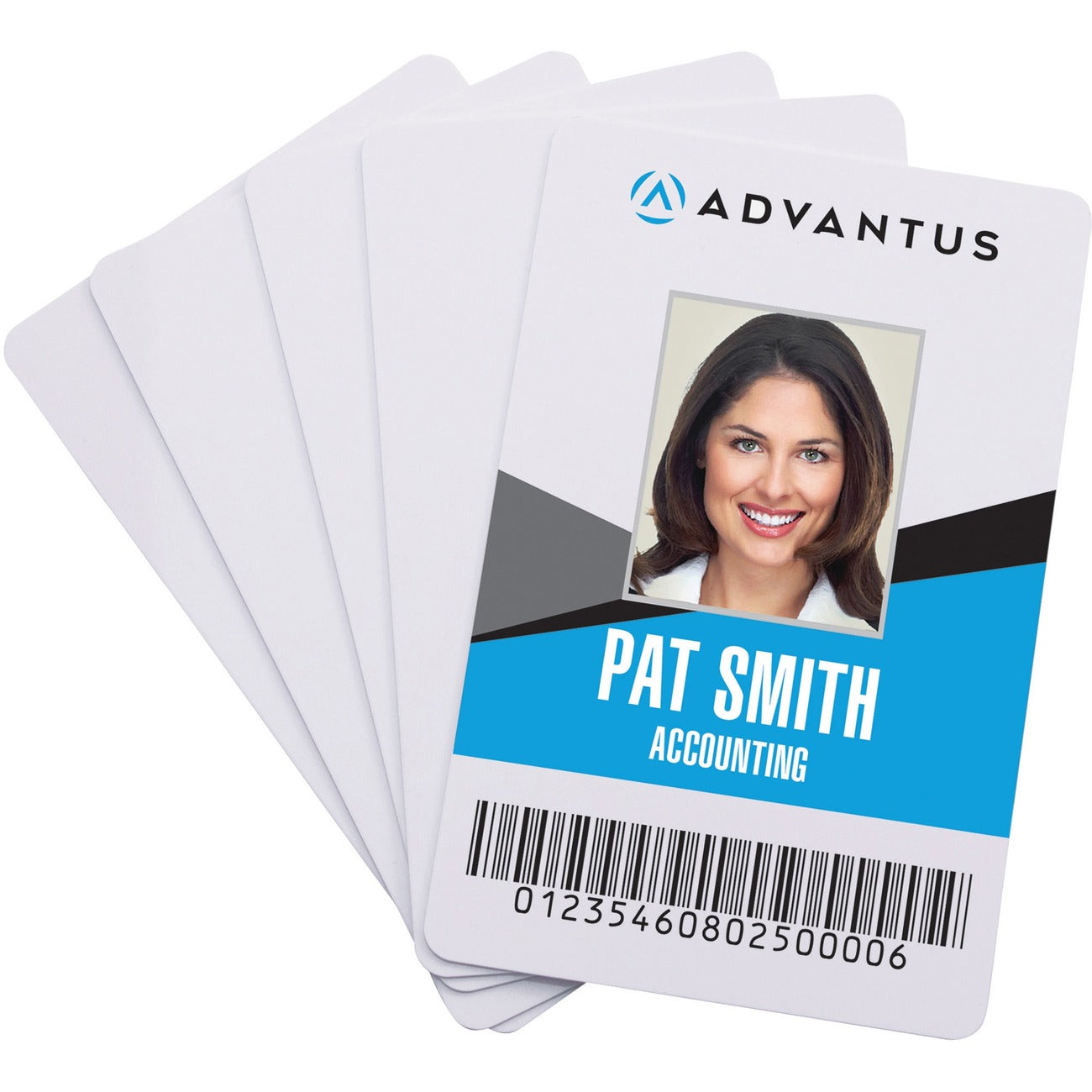 Advantus Card Id Pvc White