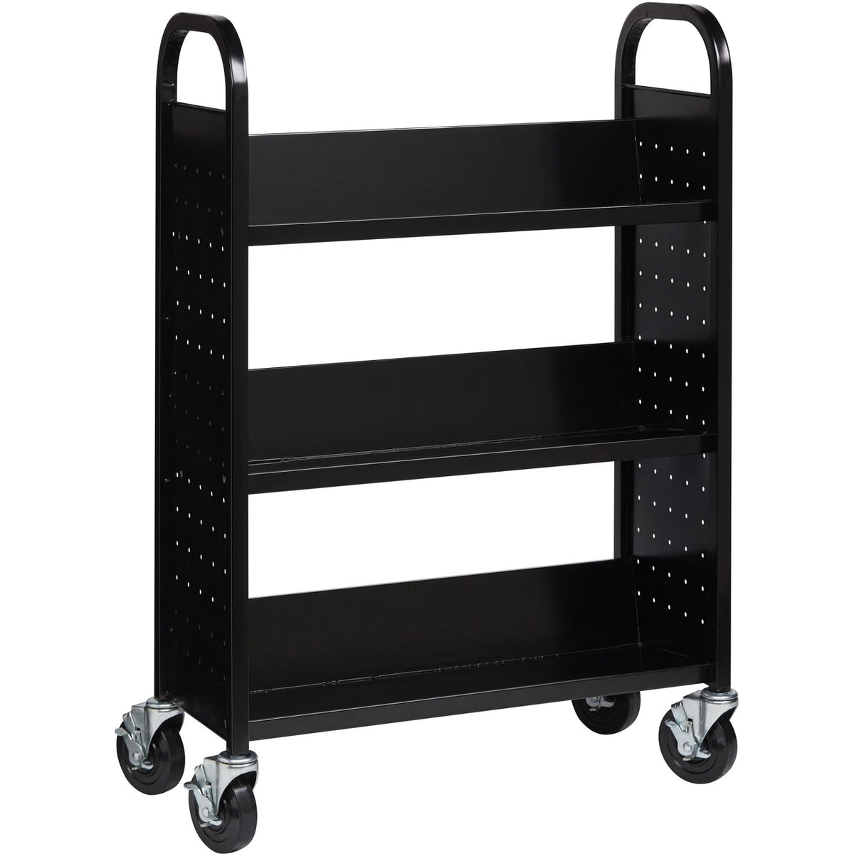 Lorell Single-sided Book Cart