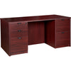 Lorell Prominence 2.0 Double-Pedestal Desk