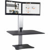 Victor High Rise Electric Dual Monitor Height Adjustable Standing Desk Workstation