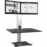 Victor High Rise Electric Dual Monitor Height Adjustable Standing Desk Workstation