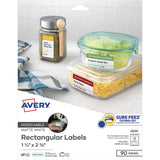Avery&reg; Dissolvable Rectangle Labels