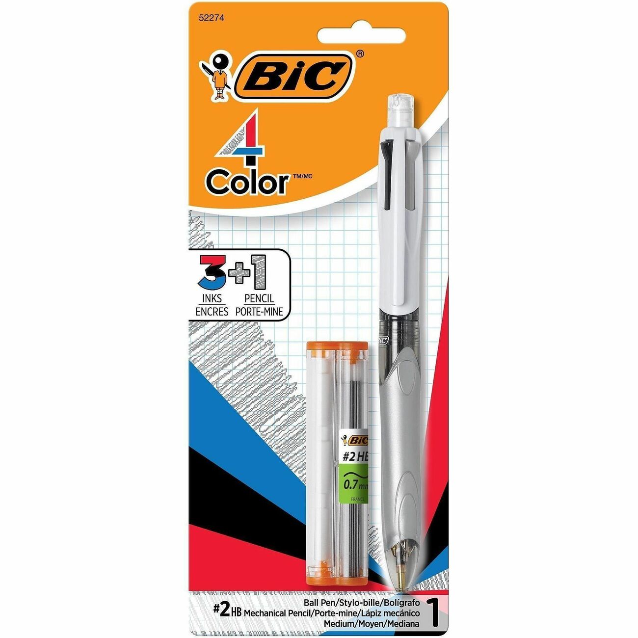 BIC Pen Pencil 4-Color 3+1