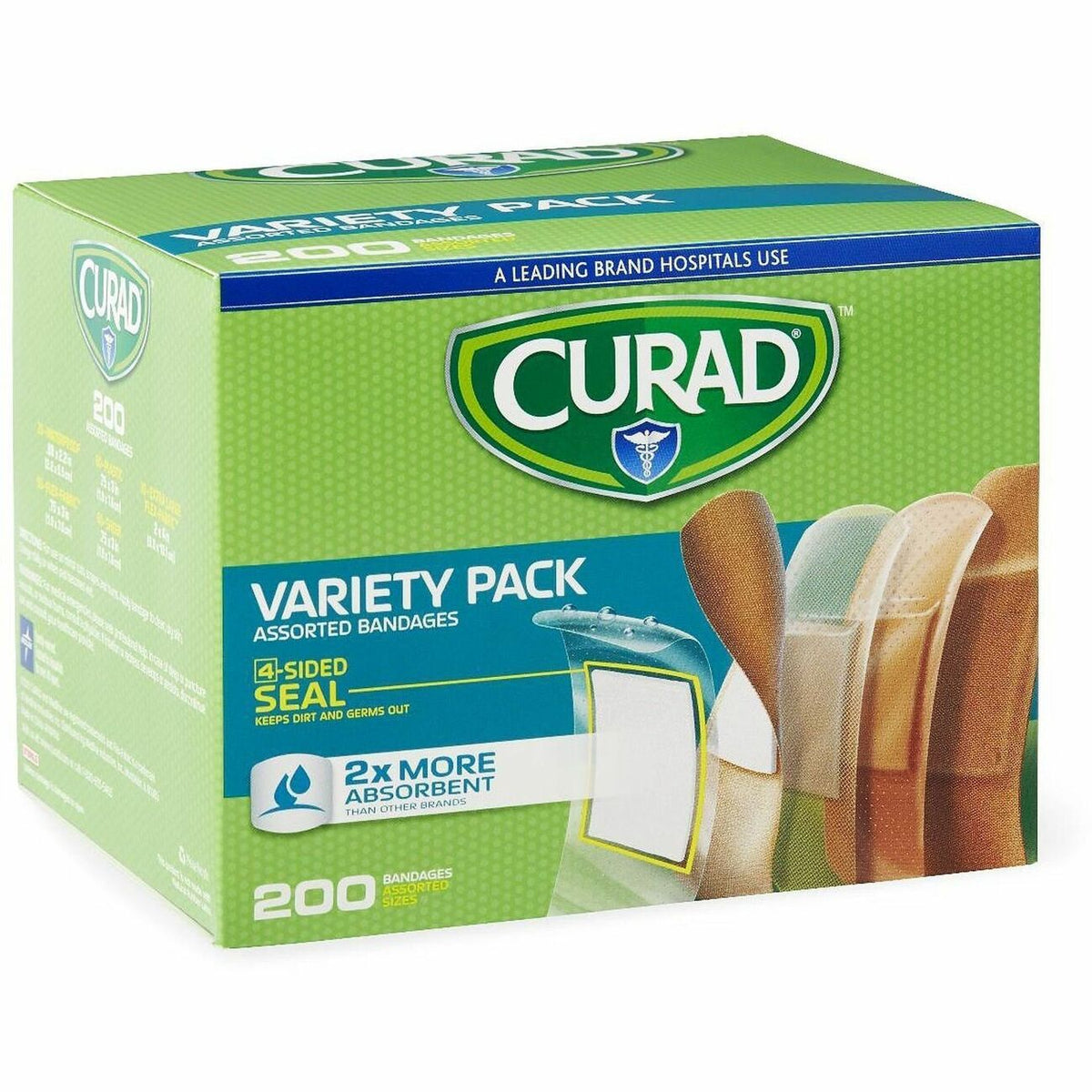 Curad Variety Pack 4-sided Seal Bandages