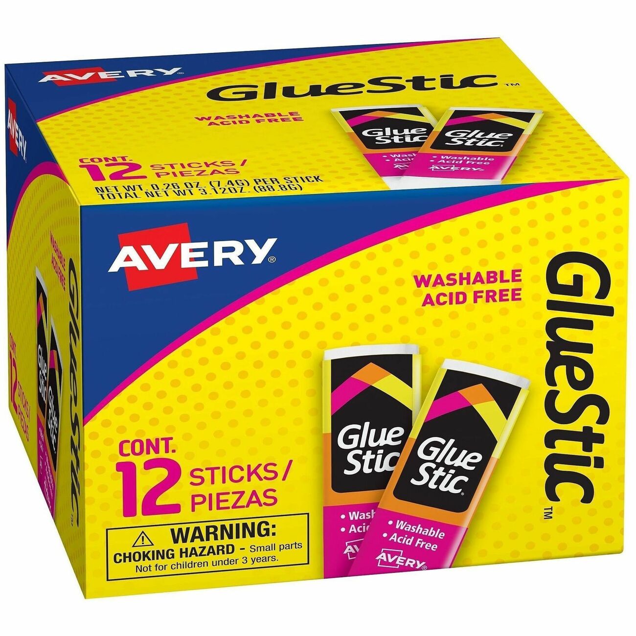 Avery Glue Stick Perm .26Oz Cl