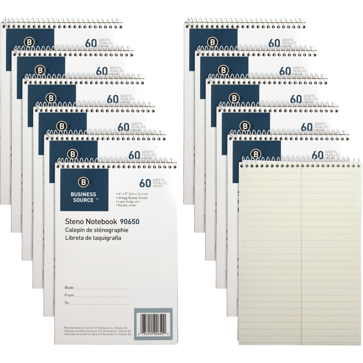 Business Source Book Steno Gregg 60Sh Grn
