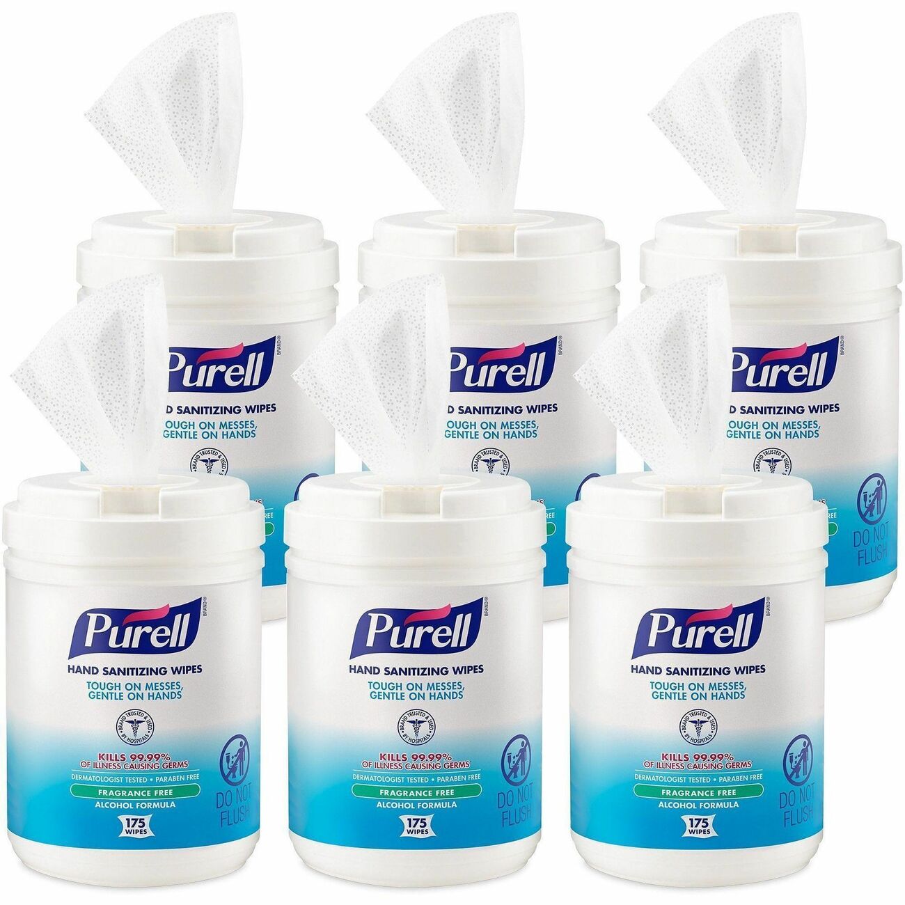 GOJO Wipes Alcohol Frml San 175