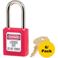 Master Lock Danger Red Safety Padlock