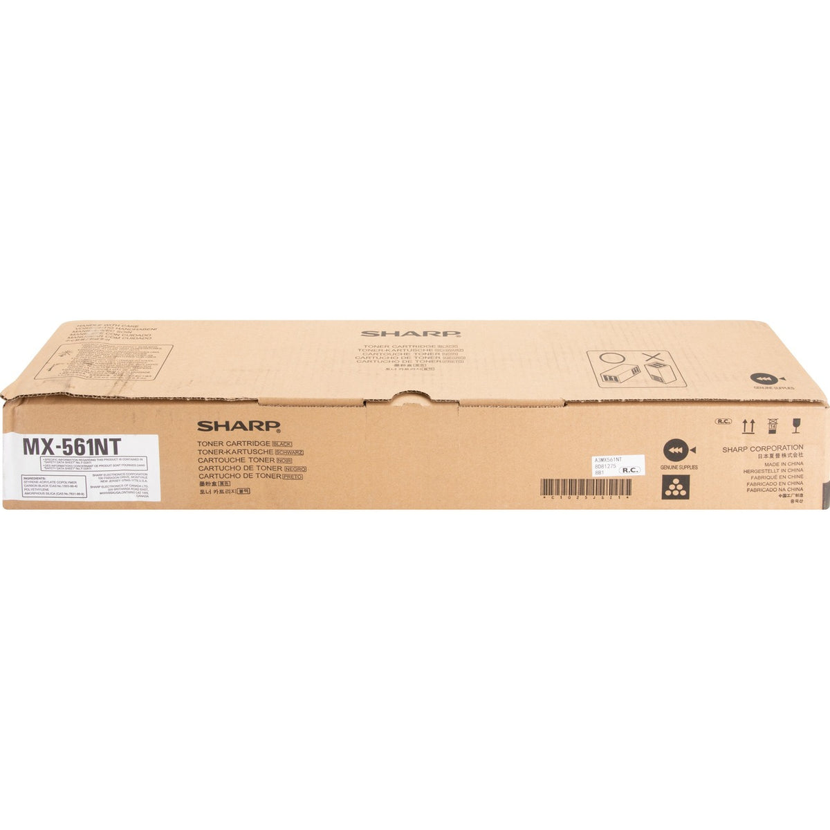 SHARP&reg; Original Standard Yield Laser Toner Cartridge - Black - 1 Each