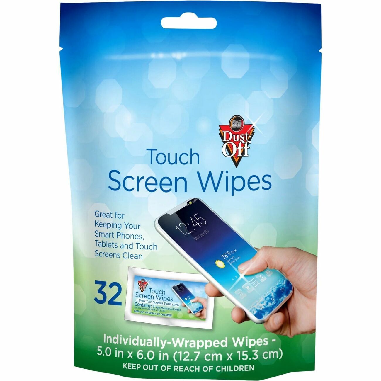 Wipes Touchscn Foil Wrap 32