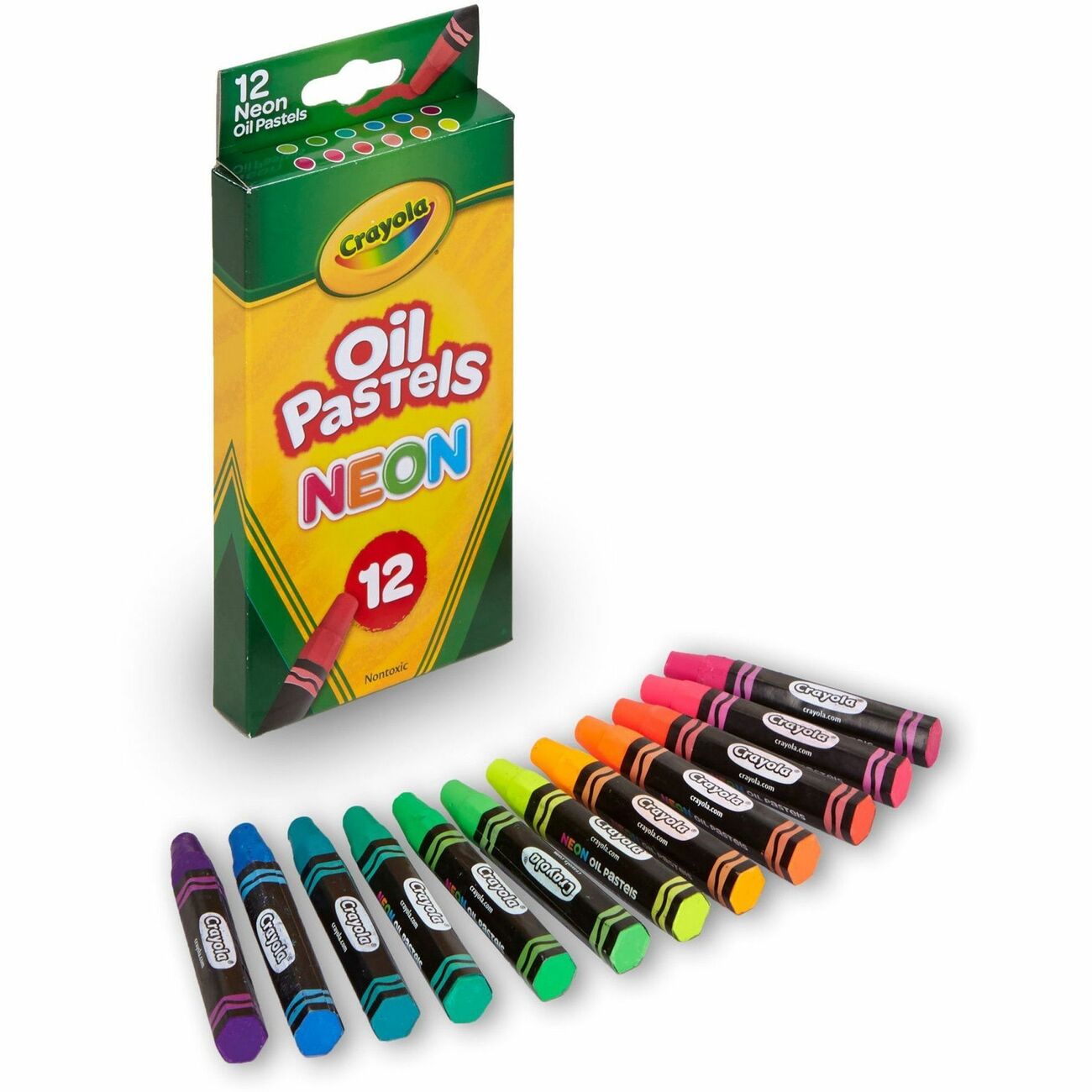 Crayola Oil Pastels Neon 12 Ct