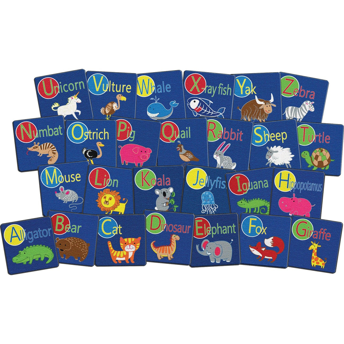 Seating Sq Alpha-Anml 26/Ct