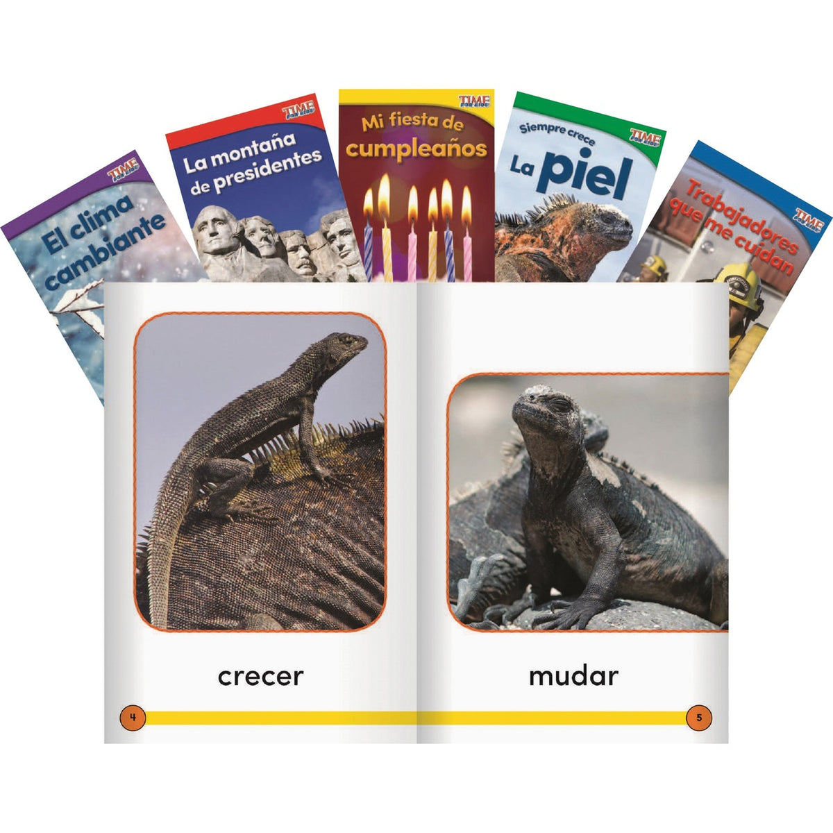 Shell Education TIME For Kids Informational Text Grade K Readers Set 3 10-Book Spanish Set Printed Book