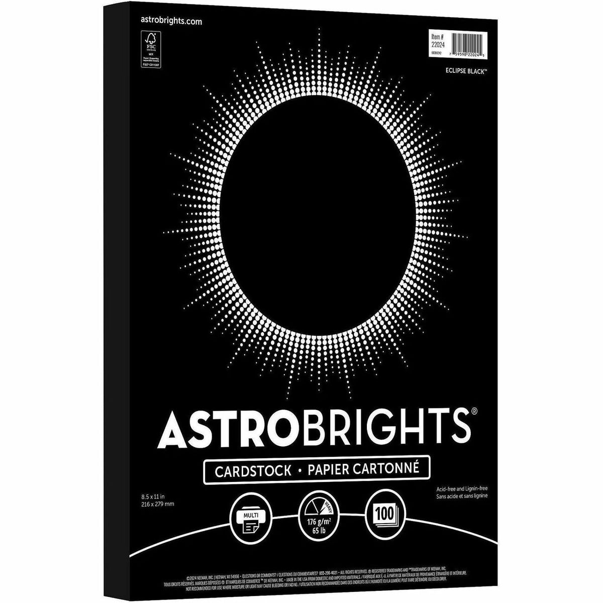 Astrobrights Color Cardstock - Black