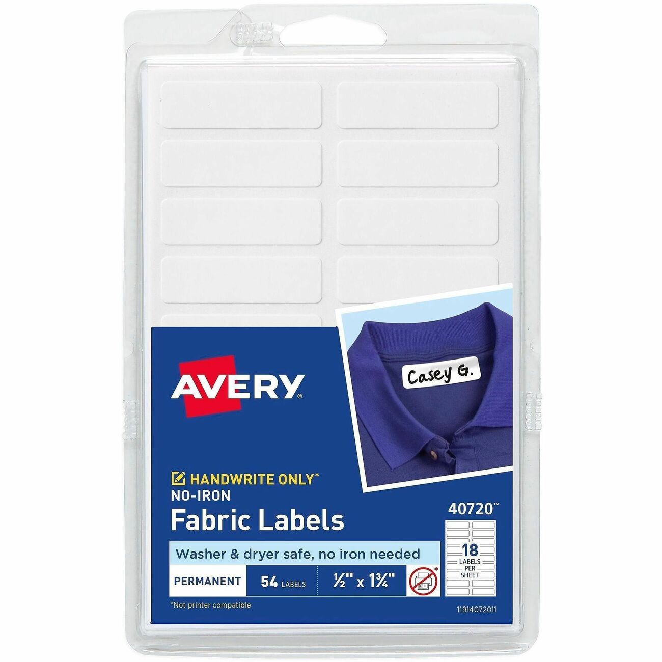 Avery Label Noiron We 18Up