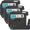 Brother Tape Labeling 1/2" Bk/Be