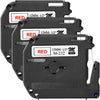 Brother Tape Label 1/2" Rd/We