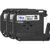 Brother Tape Label 1/2" Be/We