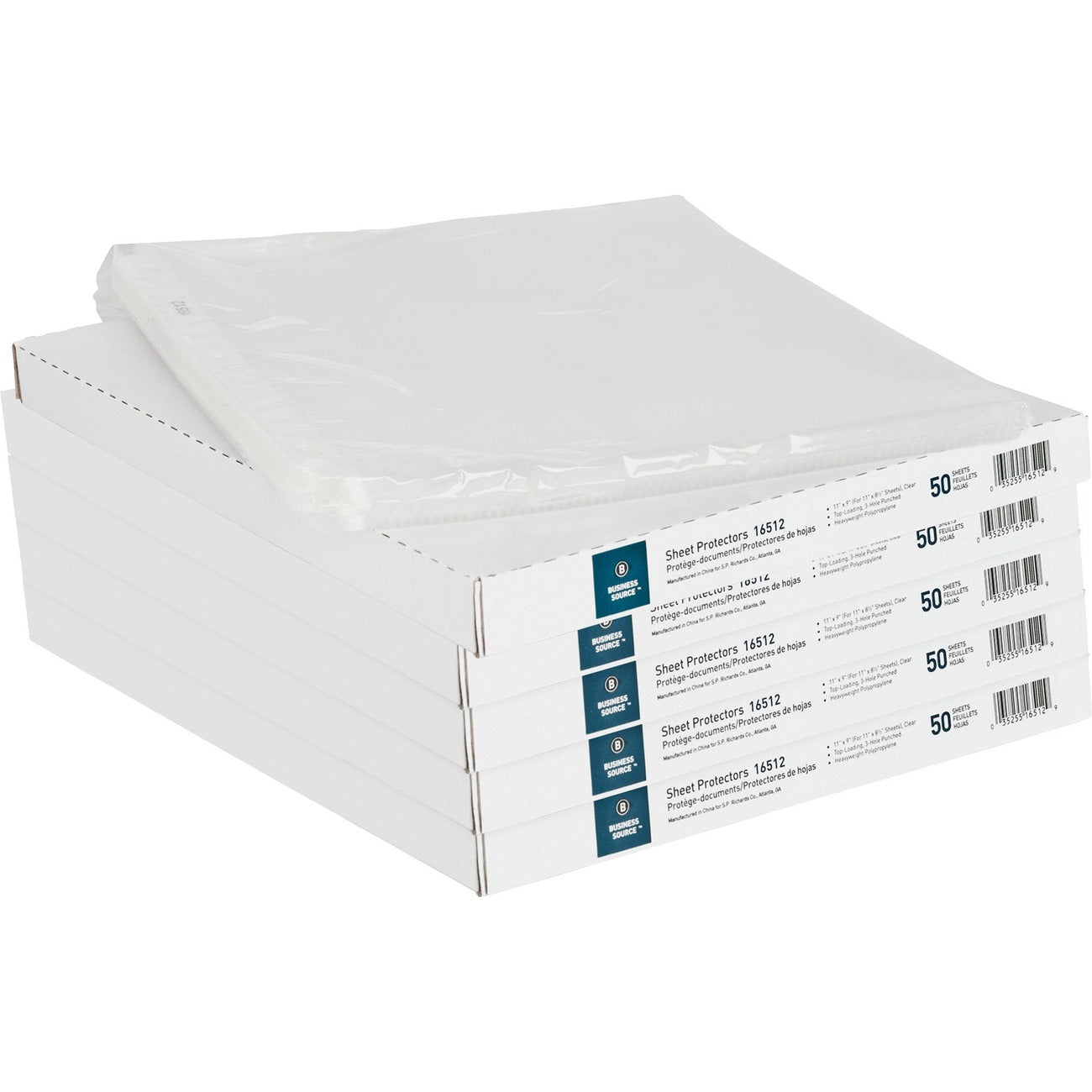 Business Source Protector Sheet Hvywght Clr