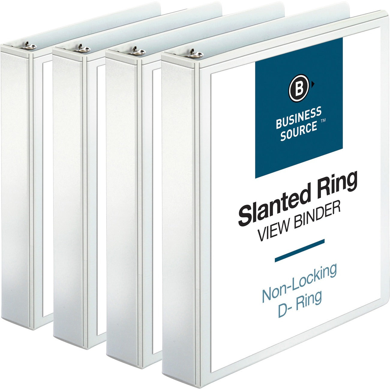 Business Source Binder D-Ring 1-1/2In We