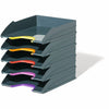 Durable Tray Stckbl Letr Setof5 Gr