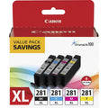 Canon Crtdg Bk C M&Y Value-Pk