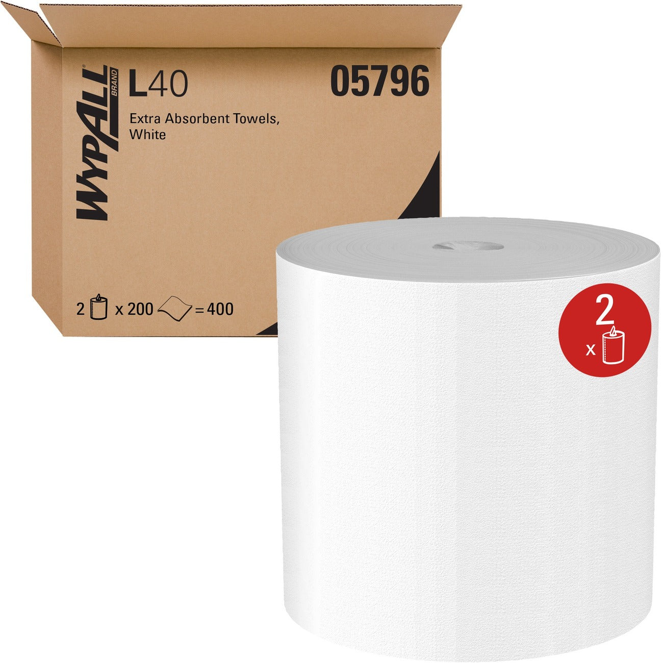 Kimberly-Clark Professional Cloths Reusable Roll White