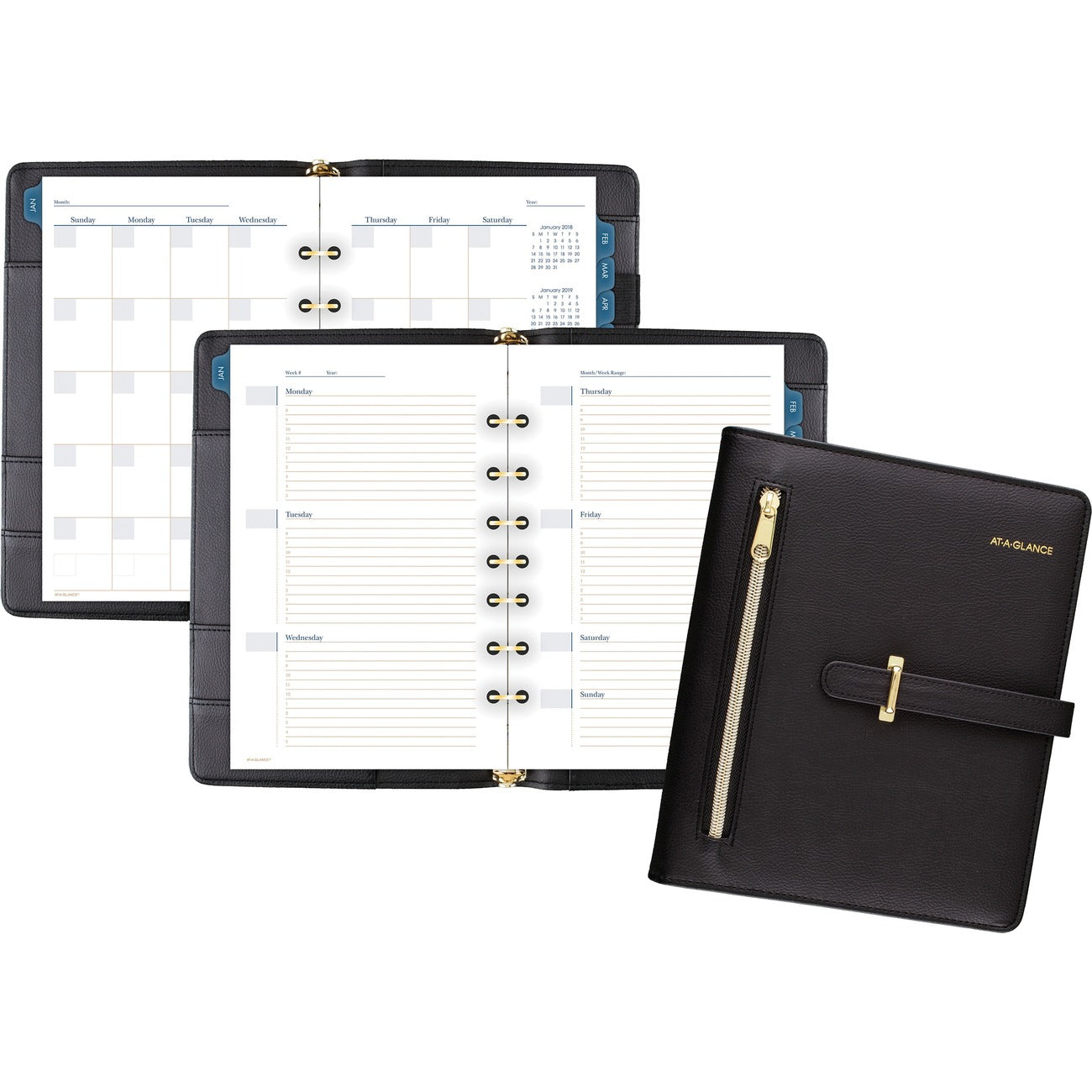 AT-A-GLANCE Organizer Start Set Zipper