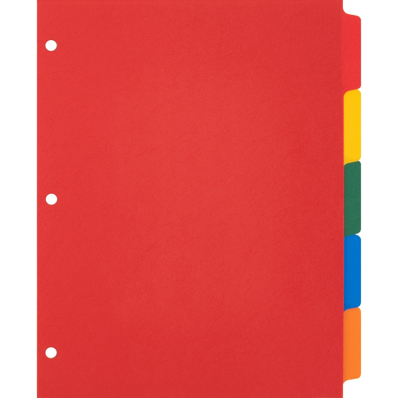 Business Source Dividers Plastic 5Tab Multi