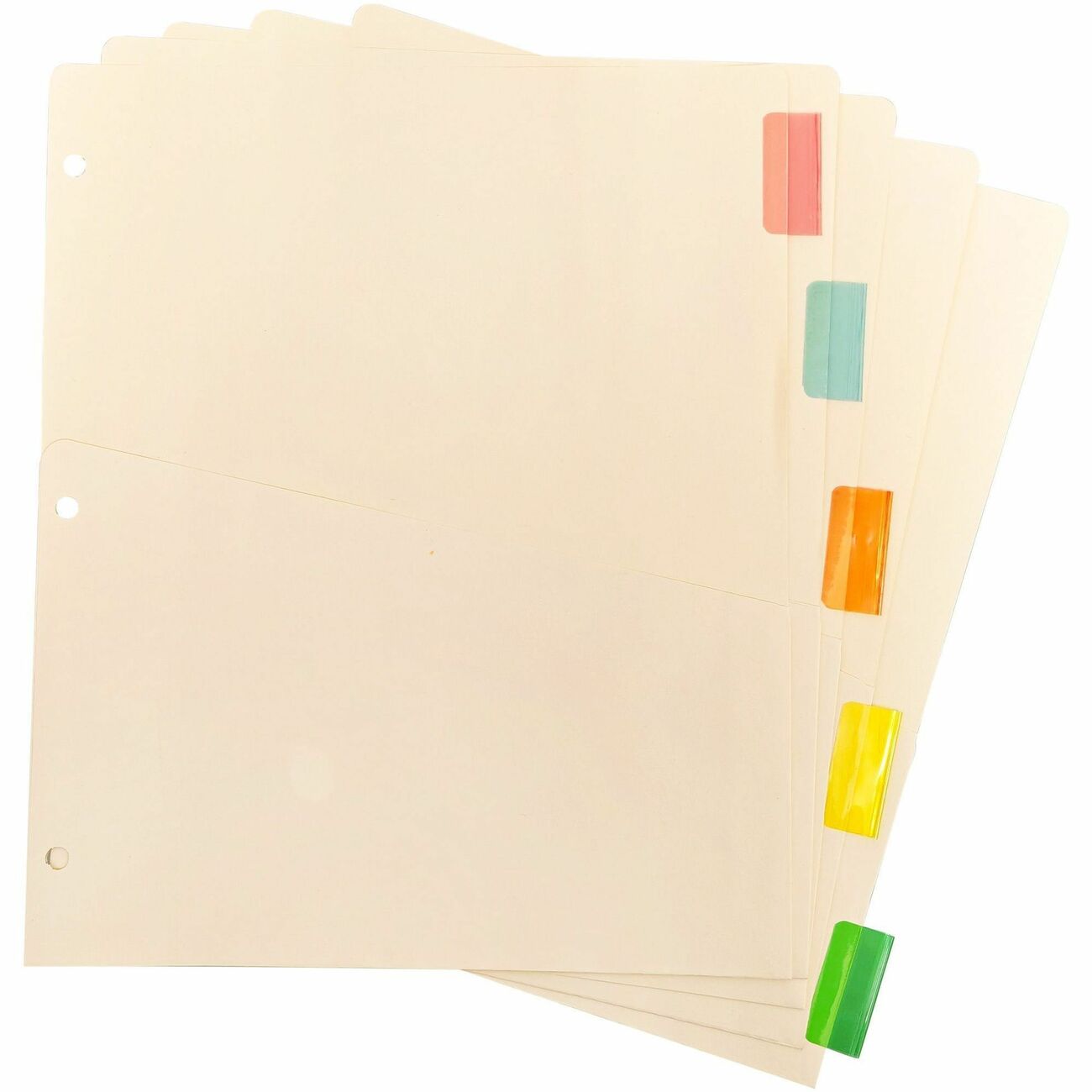 Business Source Divider Insert Pckt 5Tb Mi