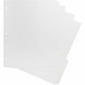 Business Source Tabs Print-On 3-Hole Punchd