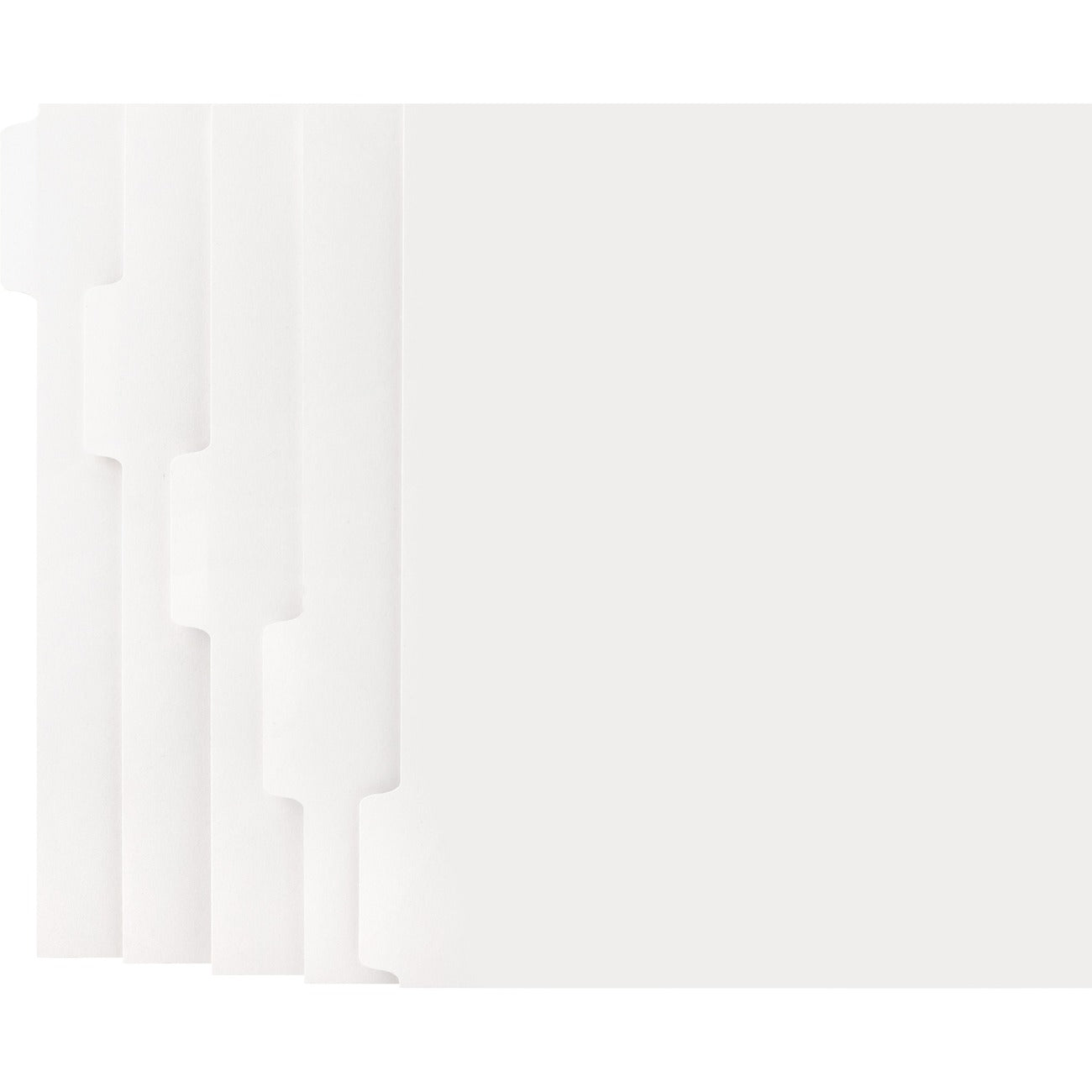 Business Source Tabs Print-On Unpunched