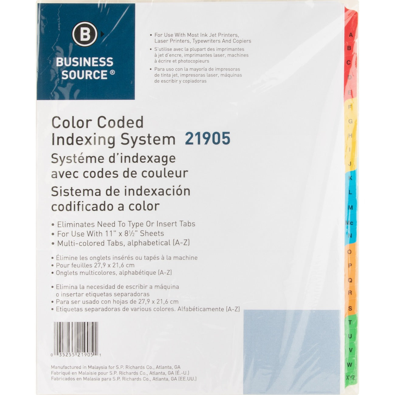 Business Source Dividers Index Toc A-Z Mlti