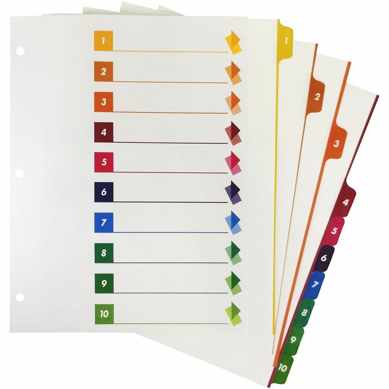 Business Source Dividers Index Toc 1-10 Mlt