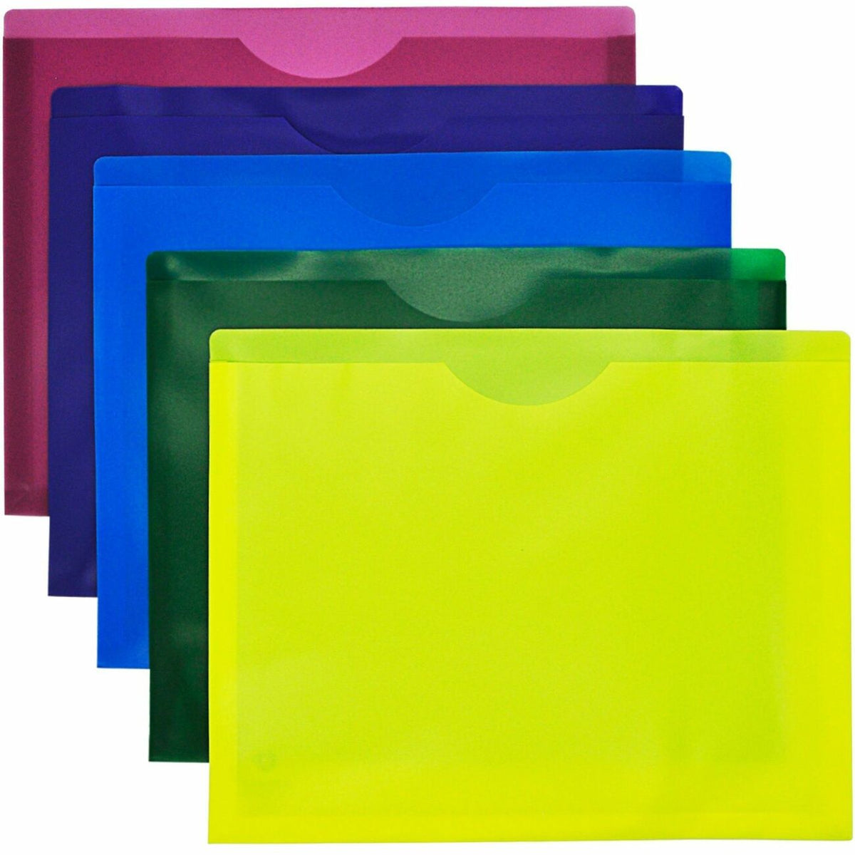 Business Source Jacket Poly 1'Exp 10Pk Ast