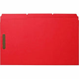 Business Source 1/3 Tab Cut Legal Recycled Fastener Folder