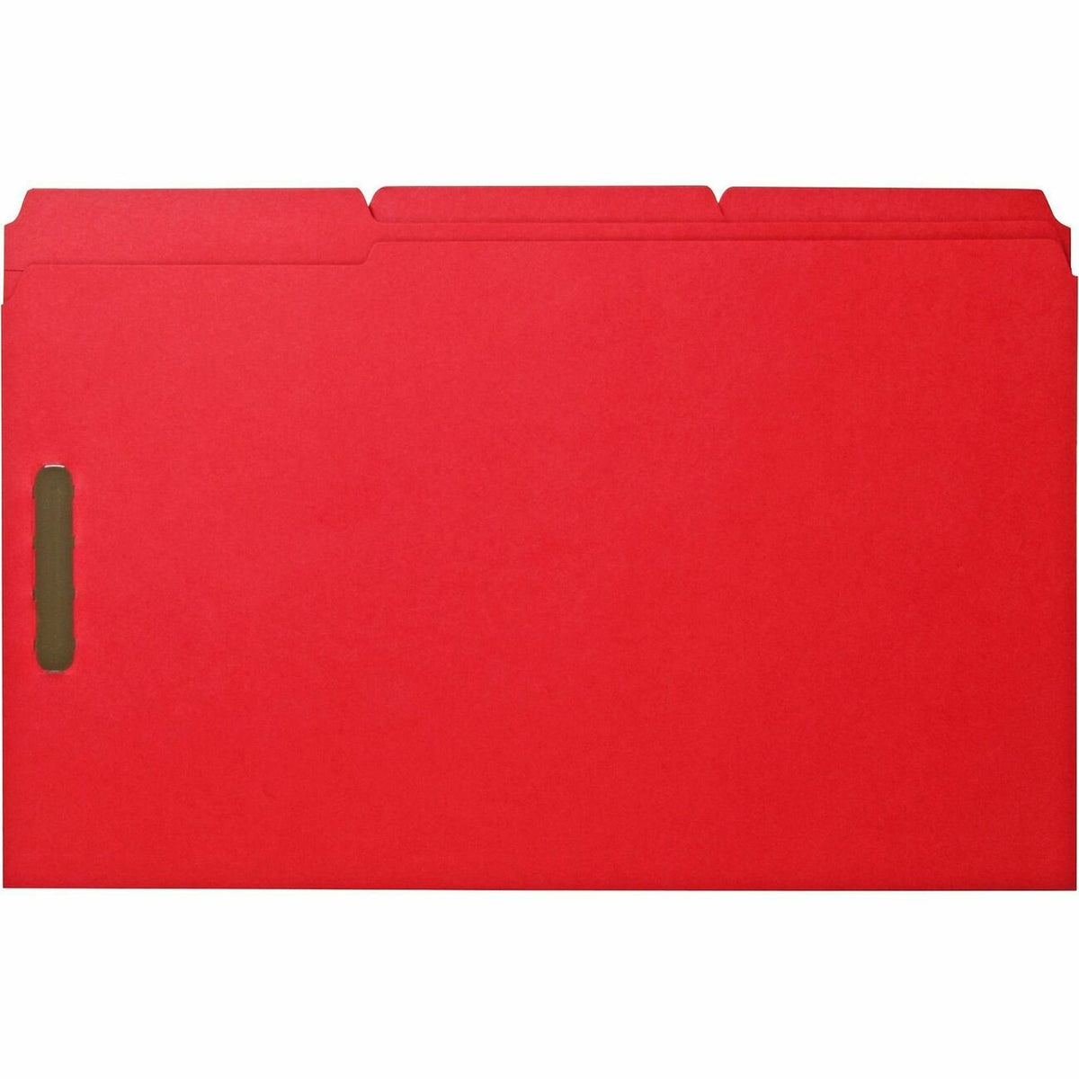 Business Source 1/3 Tab Cut Legal Recycled Fastener Folder