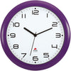 Clock Wall Silent D12 Purp