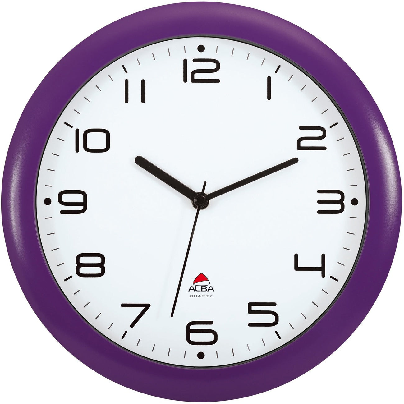 Clock Wall Silent D12 Purp