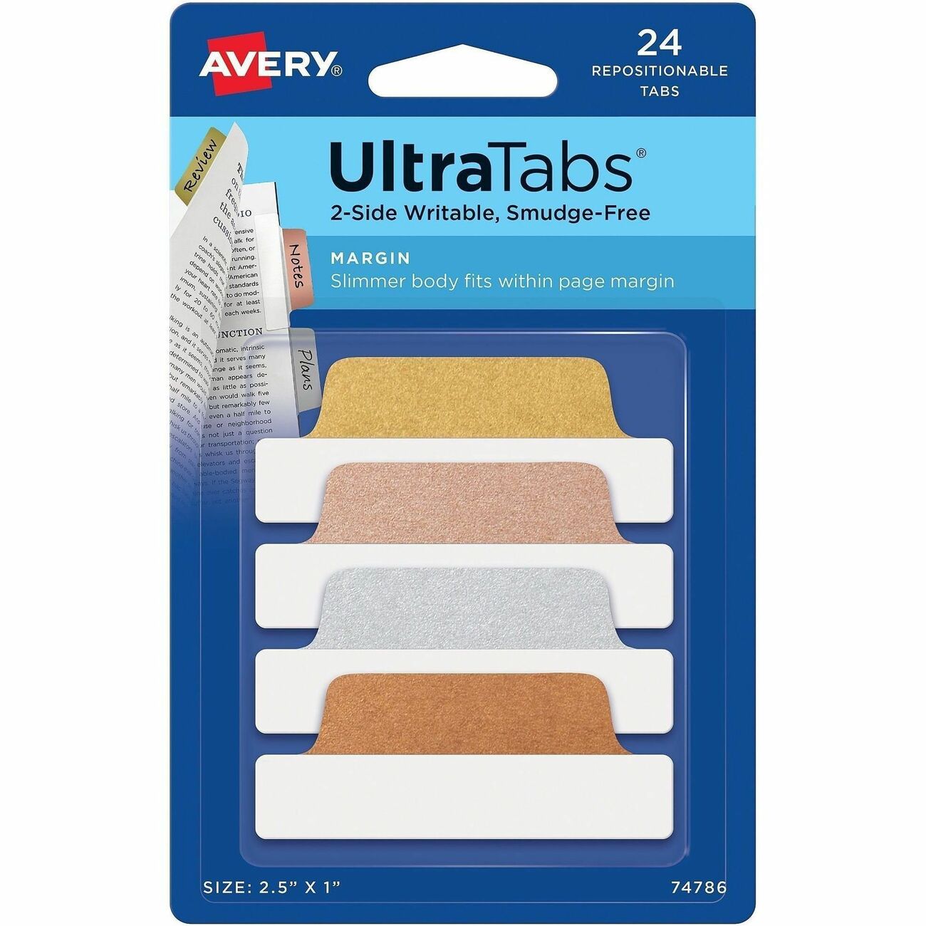 Avery Tabs Repo 2.5X1 Me 24Pk