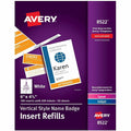 Avery Badge Refill 6X4 100Bx