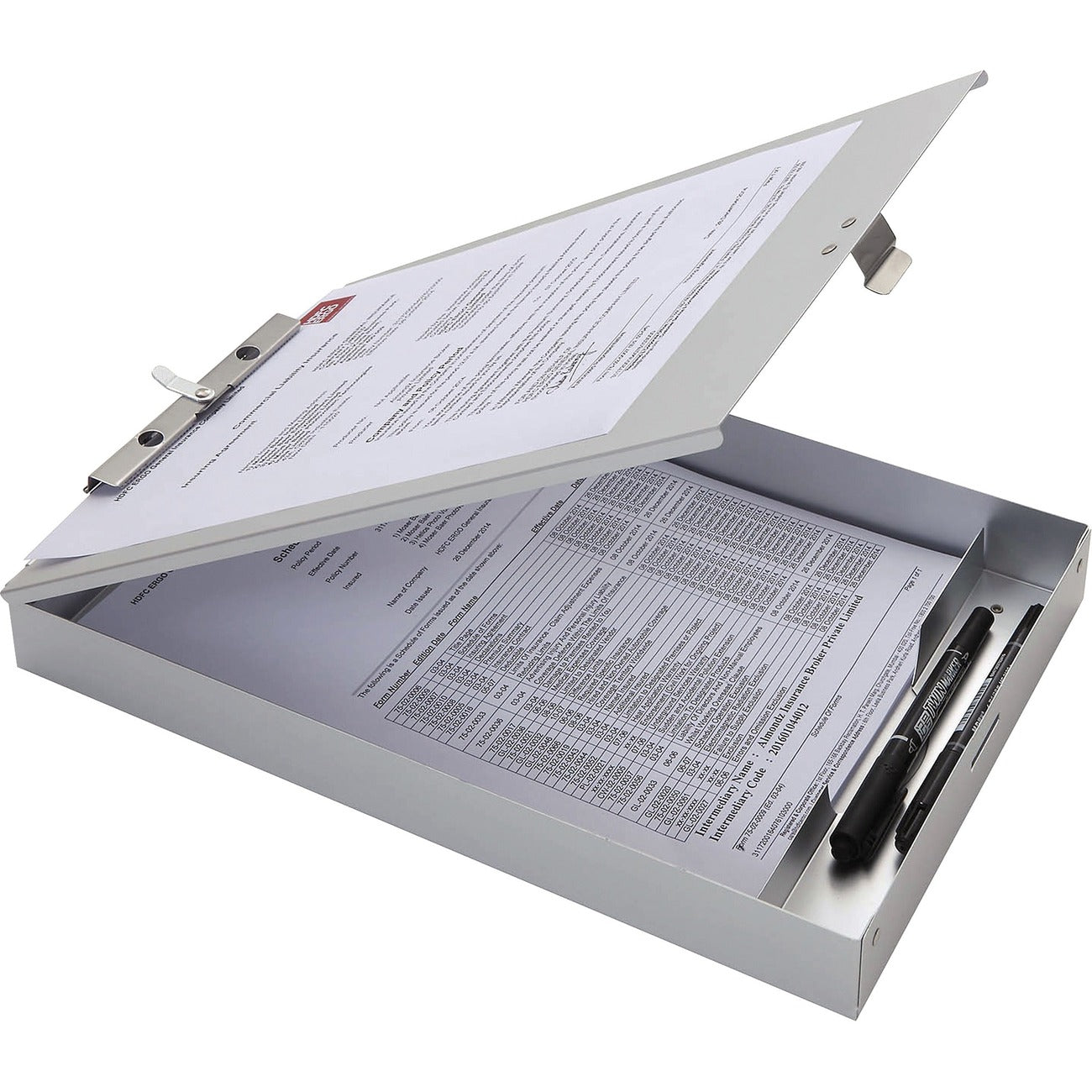 Business Source Clipboard Storage Aluminum